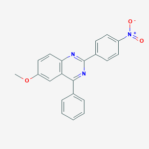 6-Methoxy-2-(4-nitrophenyl)-4-phenylquinazoline