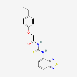 N-[(2,1,3-benzothiadiazol-4-ylamino)carbonothioyl]-2-(4-ethylphenoxy)acetamide