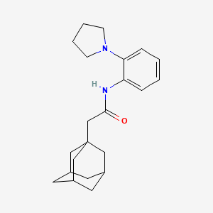 2-(1-adamantyl)-N-[2-(1-pyrrolidinyl)phenyl]acetamide