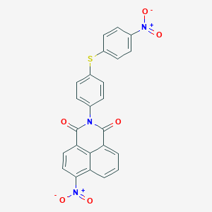 6-Nitro-2-[4-(4-nitro-phenylsulfanyl)-phenyl]-benzo[de]isoquinoline-1,3-dione