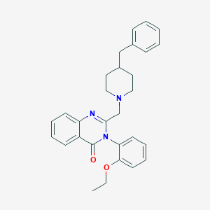 molecular formula C29H31N3O2 B4134756 2-[(4-benzyl-1-piperidinyl)methyl]-3-(2-ethoxyphenyl)-4(3H)-quinazolinone 