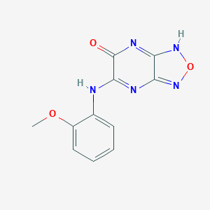 6-(2-methoxyanilino)-3H-[1,2,5]oxadiazolo[3,4-b]pyrazin-5-one