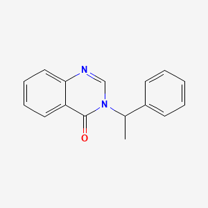 molecular formula C16H14N2O B4134862 3-(1-phenylethyl)-4(3H)-quinazolinone 