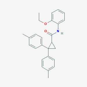 N-(2-ethoxyphenyl)-2,2-bis(4-methylphenyl)cyclopropanecarboxamide