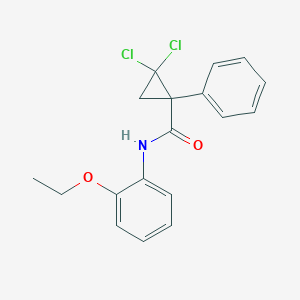 2,2-dichloro-N-(2-ethoxyphenyl)-1-phenylcyclopropanecarboxamide