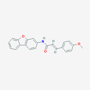 (E)-N-dibenzofuran-3-yl-3-(4-methoxyphenyl)prop-2-enamide