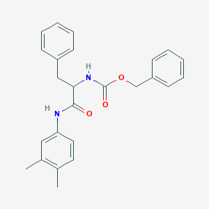 [1-(3,4-Dimethyl-phenylcarbamoyl)-2-phenyl-ethyl]-carbamic acid benzyl ester