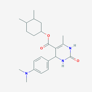 3,4-Dimethylcyclohexyl 4-[4-(dimethylamino)phenyl]-6-methyl-2-oxo-1,2,3,4-tetrahydro-5-pyrimidinecarboxylate
