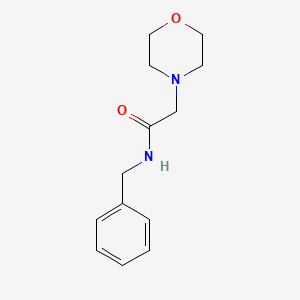 molecular formula C13H18N2O2 B4135312 N-benzyl-2-(4-morpholinyl)acetamide CAS No. 72336-20-0