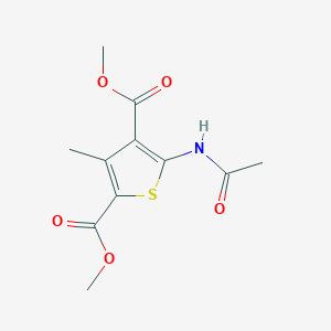 5-Acetylamino-3-methyl-thiophene-2,4-dicarboxylic acid dimethyl ester