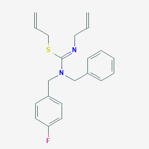 allyl N'-allyl-N-benzyl-N-(4-fluorobenzyl)imidothiocarbamate