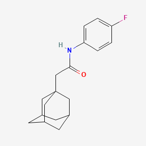 molecular formula C18H22FNO B4135692 2-(1-adamantyl)-N-(4-fluorophenyl)acetamide 