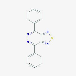 molecular formula C16H10N4S B413570 4,7-Diphenyl[1,2,5]thiadiazolo[3,4-d]pyridazine 