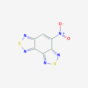 molecular formula C6HN5O2S2 B413573 4-Nitro[1,2,5]thiadiazolo[3,4-e][2,1,3]benzothiadiazole 