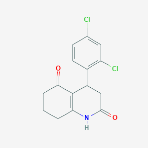 molecular formula C15H13Cl2NO2 B4135879 4-(2,4-dichlorophenyl)-4,6,7,8-tetrahydro-2,5(1H,3H)-quinolinedione 
