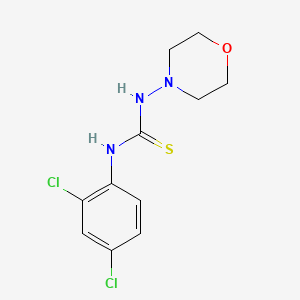 molecular formula C11H13Cl2N3OS B4136012 N-(2,4-dichlorophenyl)-N'-4-morpholinylthiourea 