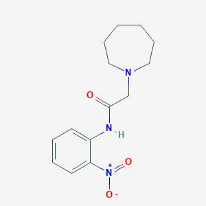 molecular formula C14H19N3O3 B4136032 2-(1-azepanyl)-N-(2-nitrophenyl)acetamide 