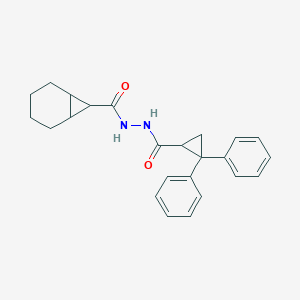 N'-(bicyclo[4.1.0]hept-7-ylcarbonyl)-2,2-diphenylcyclopropanecarbohydrazide