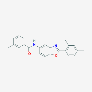 N-[2-(2,4-dimethylphenyl)-1,3-benzoxazol-5-yl]-3-methylbenzamide