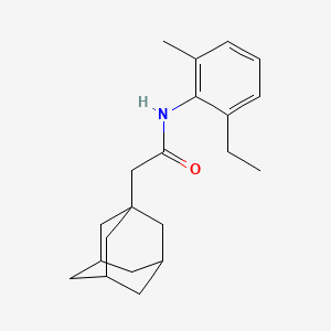 molecular formula C21H29NO B4136097 2-(1-adamantyl)-N-(2-ethyl-6-methylphenyl)acetamide 