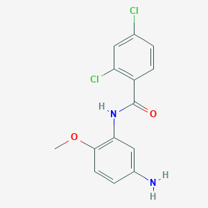 molecular formula C14H12Cl2N2O2 B413620 N-(5-amino-2-methoxyphenyl)-2,4-dichlorobenzamide CAS No. 330990-47-1