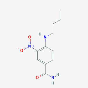 molecular formula C11H15N3O3 B4136209 4-(butylamino)-3-nitrobenzamide 