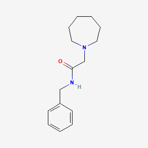 molecular formula C15H22N2O B4136405 2-(1-azepanyl)-N-benzylacetamide 