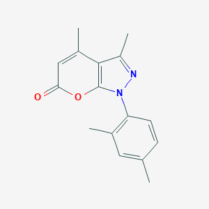 1-(2,4-dimethylphenyl)-3,4-dimethylpyrano[2,3-c]pyrazol-6(1H)-one