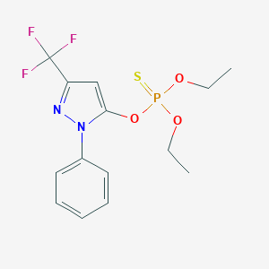molecular formula C14H16F3N2O3PS B041365 氟吡唑磷 CAS No. 122431-24-7