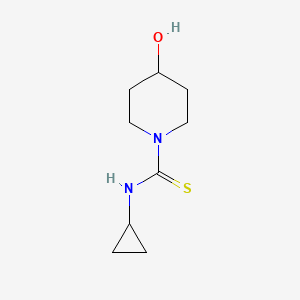 molecular formula C9H16N2OS B4136749 N-cyclopropyl-4-hydroxy-1-piperidinecarbothioamide 