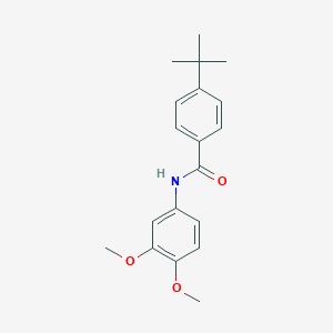molecular formula C19H23NO3 B413698 4-tert-butyl-N-(3,4-dimethoxyphenyl)benzamide 
