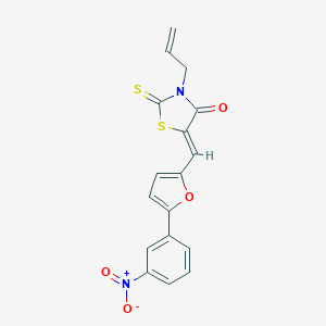 3-Allyl-5-[(5-{3-nitrophenyl}-2-furyl)methylene]-2-thioxo-1,3-thiazolidin-4-one