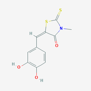 5-(3,4-Dihydroxybenzylidene)-3-methyl-2-thioxo-1,3-thiazolidin-4-one