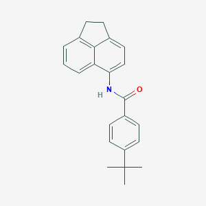 molecular formula C23H23NO B413738 4-tert-butyl-N-(1,2-dihydro-5-acenaphthylenyl)benzamide 