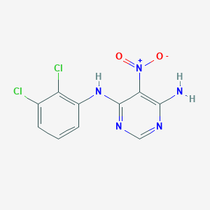 molecular formula C10H7Cl2N5O2 B4137480 N-(2,3-dichlorophenyl)-5-nitro-4,6-pyrimidinediamine 