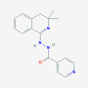 N'-(3,3-dimethyl-3,4-dihydro-1-isoquinolinyl)isonicotinohydrazide