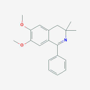 molecular formula C19H21NO2 B413773 6,7-Dimethoxy-3,3-dimethyl-1-phenyl-3,4-dihydroisoquinoline CAS No. 204636-06-6