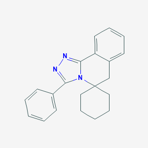 3'-phenyl-6'H-spiro[cyclohexane-1,5'-[1,2,4]triazolo[3,4-a]isoquinoline]
