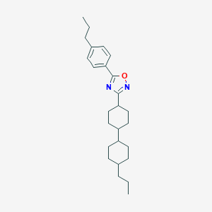 molecular formula C26H38N2O B413782 3-[4'-Propyl-1,1'-bi(cyclohexyl)-4-yl]-5-(4-propylphenyl)-1,2,4-oxadiazole 