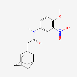 molecular formula C19H24N2O4 B4138359 2-(1-adamantyl)-N-(4-methoxy-3-nitrophenyl)acetamide 