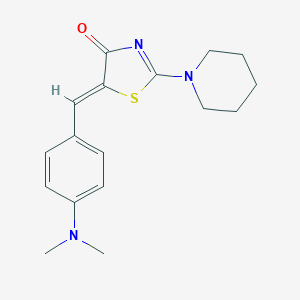 5-(4-Dimethylamino-benzylidene)-2-piperidin-1-yl-thiazol-4-one