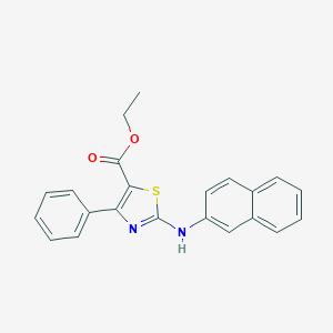 Ethyl 2-(2-naphthylamino)-4-phenyl-1,3-thiazole-5-carboxylate