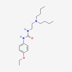 molecular formula C19H33N3O2 B4138547 N-[2-(dibutylamino)ethyl]-N'-(4-ethoxyphenyl)urea 