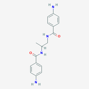 4-amino-N-{2-[(4-aminobenzoyl)amino]-1-methylethyl}benzamide