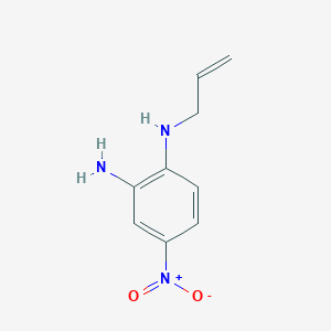 molecular formula C9H11N3O2 B413858 N~1~-allyl-4-nitro-1,2-benzenediamine 