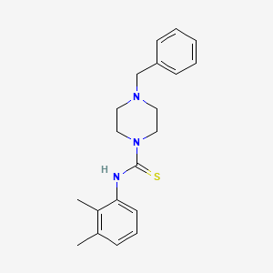 molecular formula C20H25N3S B4138697 4-benzyl-N-(2,3-dimethylphenyl)-1-piperazinecarbothioamide 