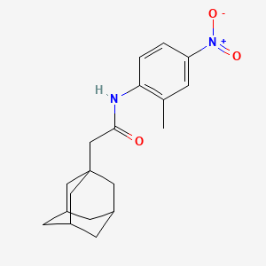 molecular formula C19H24N2O3 B4138815 2-(1-adamantyl)-N-(2-methyl-4-nitrophenyl)acetamide 