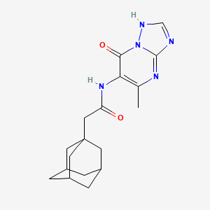 molecular formula C18H23N5O2 B4138869 2-(1-adamantyl)-N-(7-hydroxy-5-methyl[1,2,4]triazolo[1,5-a]pyrimidin-6-yl)acetamide 