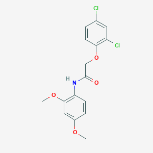 molecular formula C16H15Cl2NO4 B413939 2-(2,4-dichlorophenoxy)-N-(2,4-dimethoxyphenyl)acetamide 