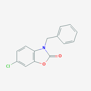 molecular formula C14H10ClNO2 B413975 3-benzyl-6-chloro-1,3-benzoxazol-2(3H)-one CAS No. 303098-38-6